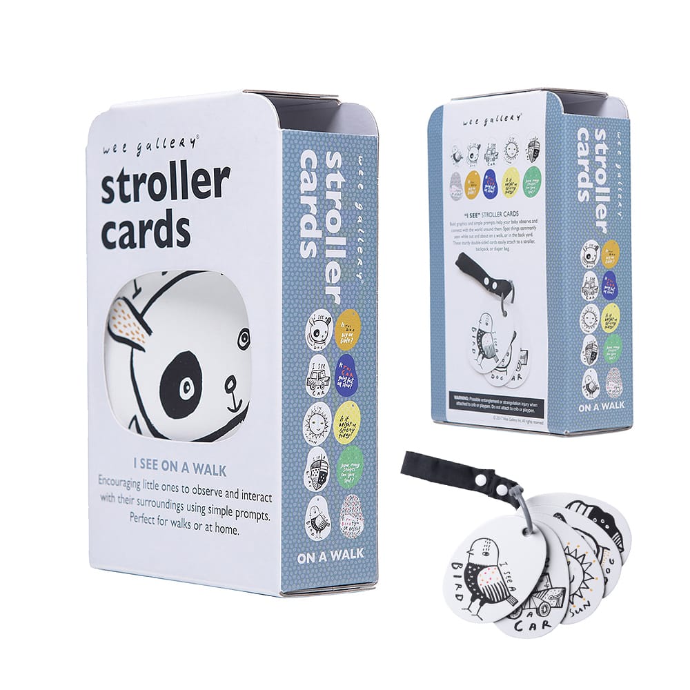 “I See” stroller cards – outdoor - themed visual prompts for toddlers - The Nurturing Nook