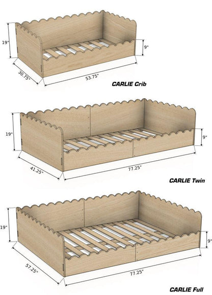 CARLIE- Scalloped Bed