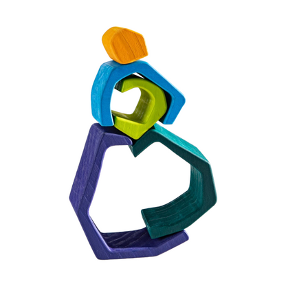 **Pre-order (Ships in 2-3 Weeks)**5 Pcs Stone Caves Stacking Blocks