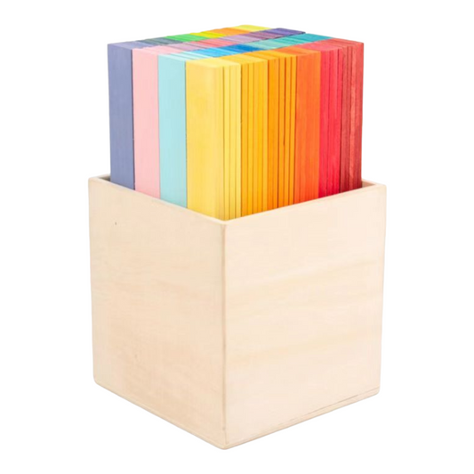 **Pre-order (Ships in 2-3 Weeks)**120 Pcs STAINED Leonardo Building Sticks - Da Vinci's Bridge