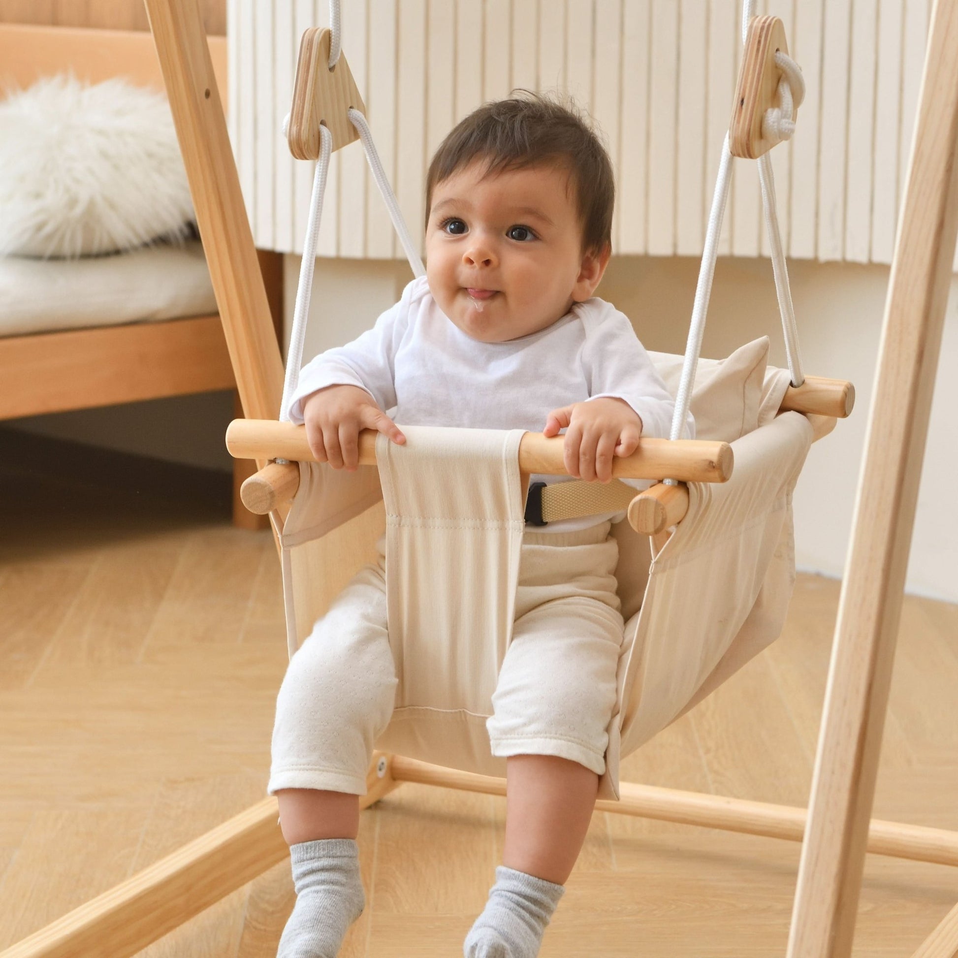 Indoor baby swing for all swingsets - frame not included - The Nurturing Nook