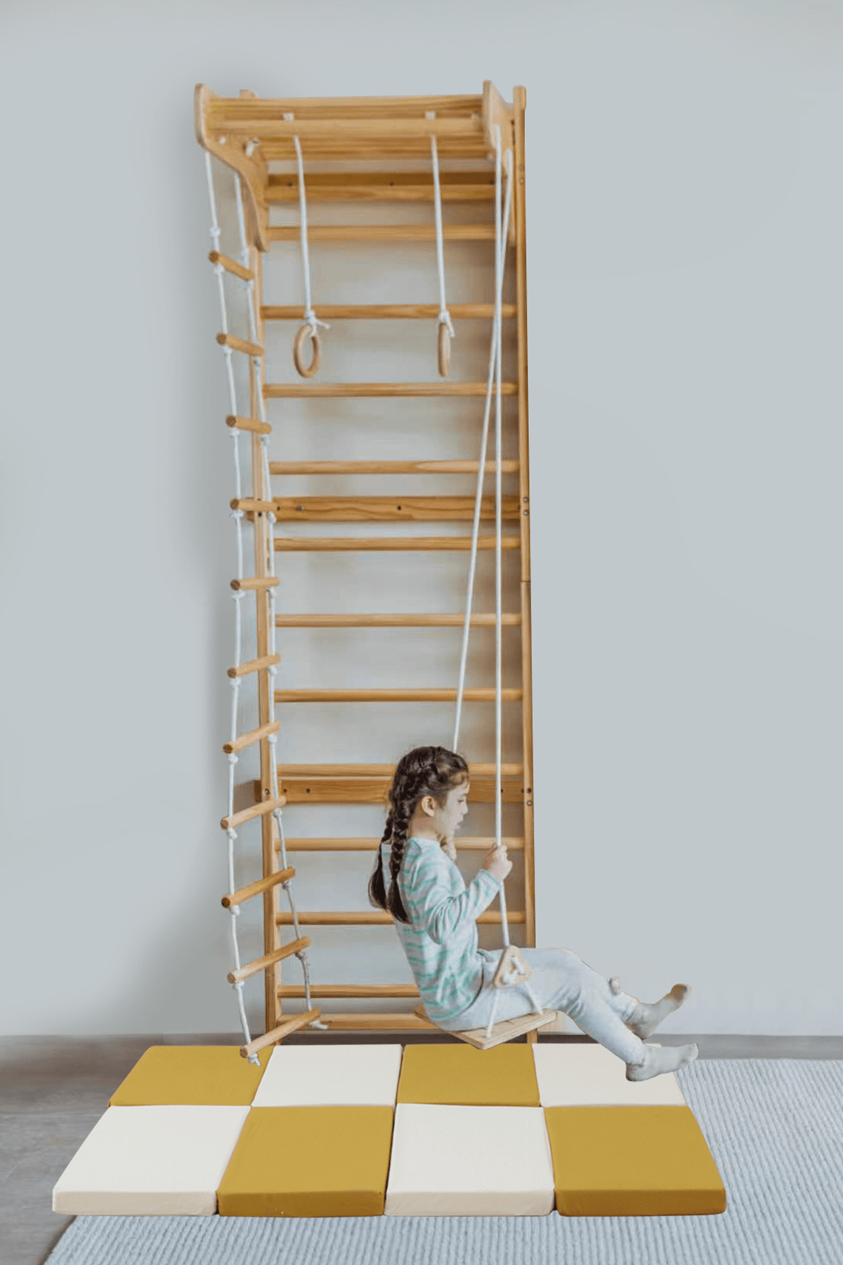 Indoor soft cushioned mat for Betula playset - The Nurturing Nook