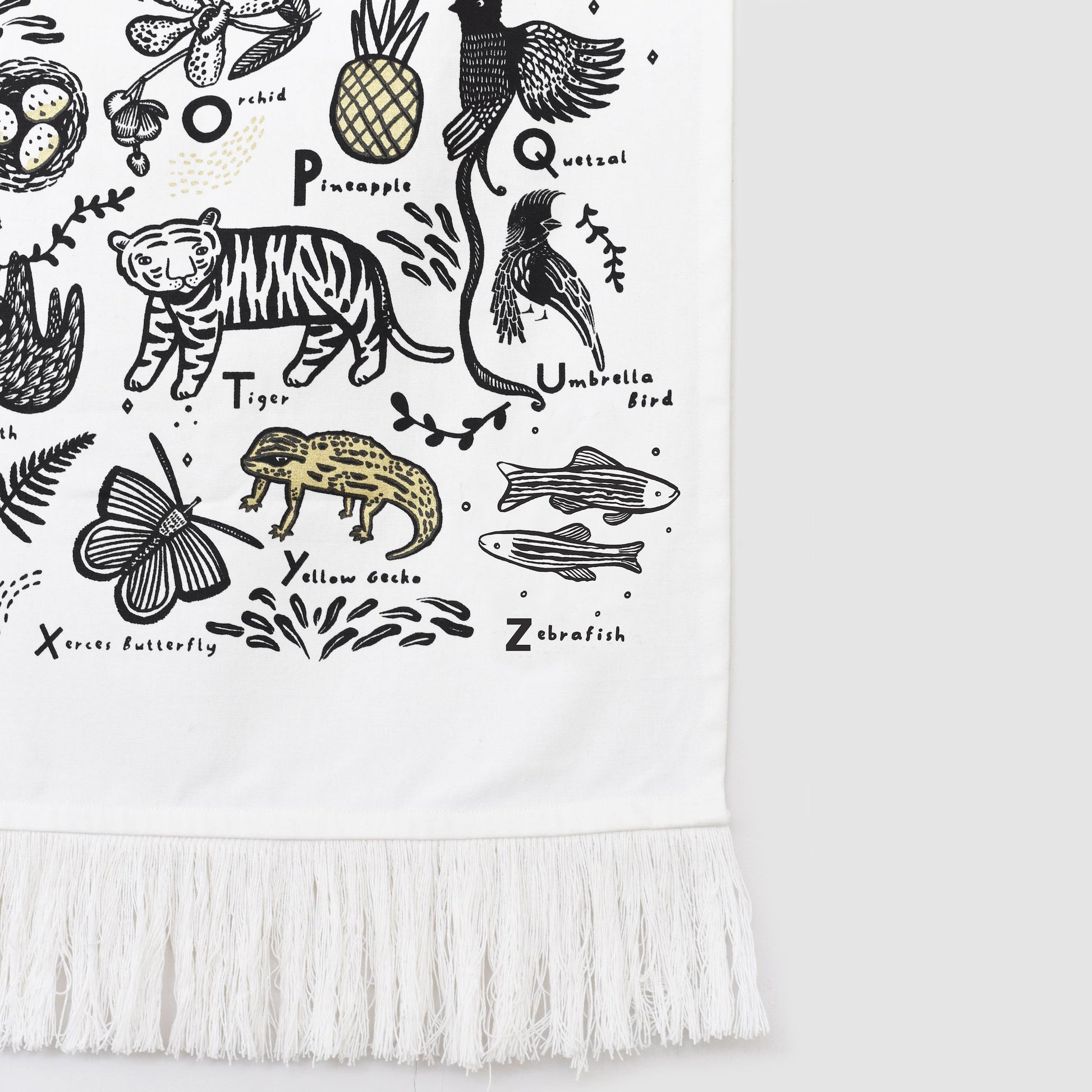Jungle Alphabet Tapestry - The Nurturing Nook