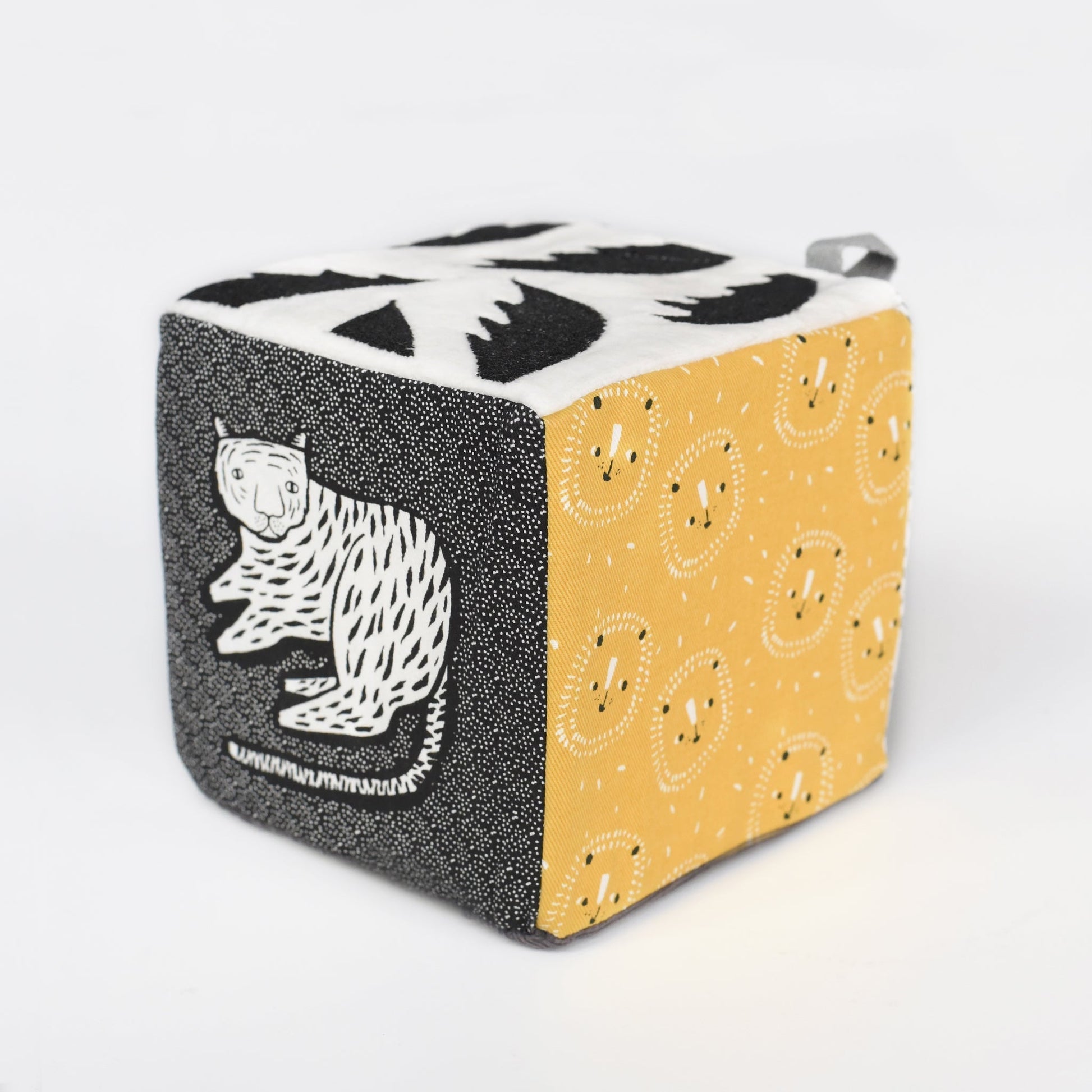 Jungle animals soft block – sensory play for curious babies - The Nurturing Nook