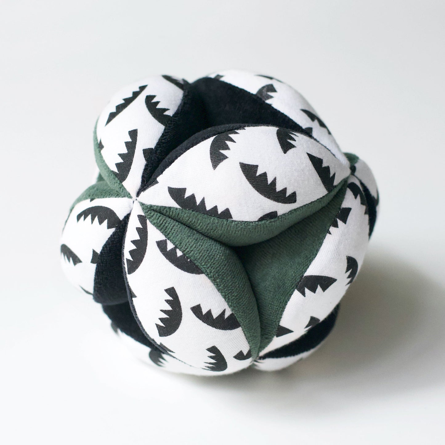 Jungle Leaves Clutch and Taggy Ball Bundle - The Nurturing Nook