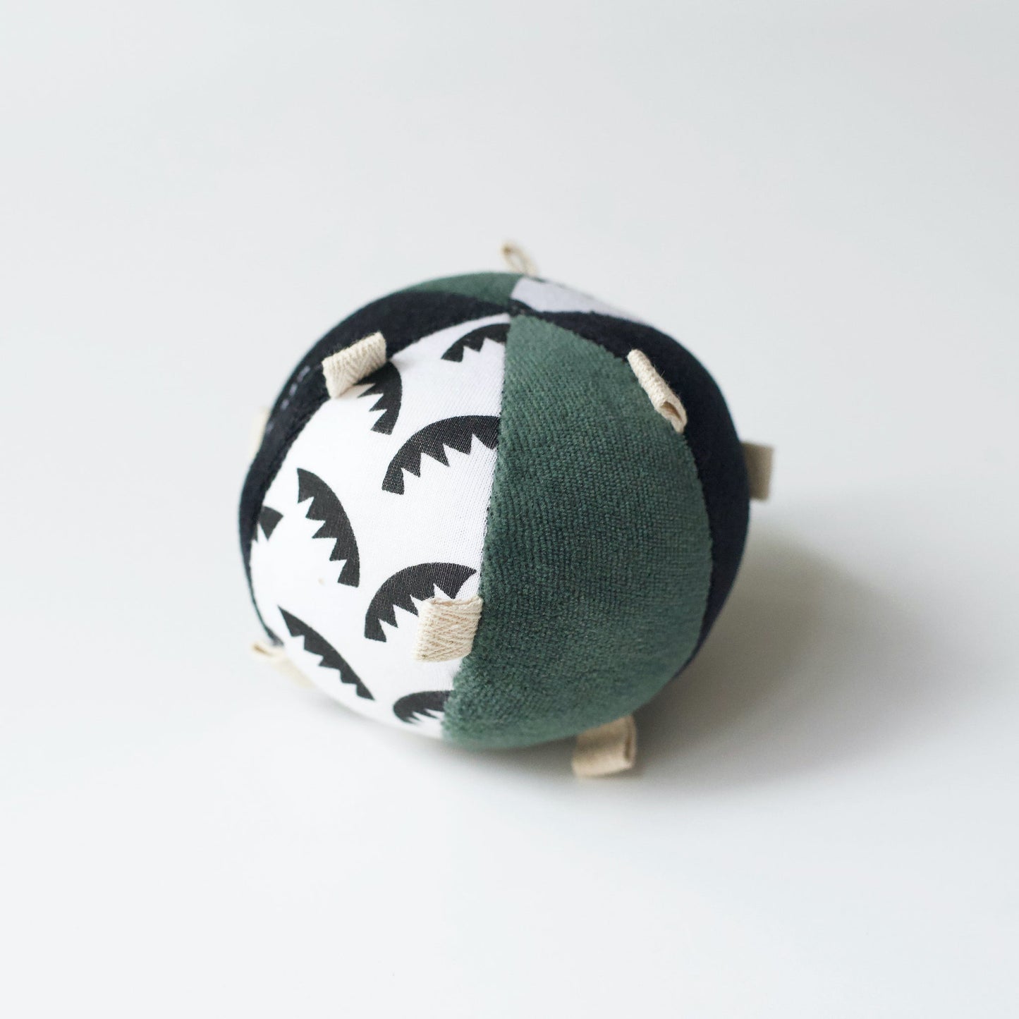 Jungle Leaves Clutch and Taggy Ball Bundle - The Nurturing Nook