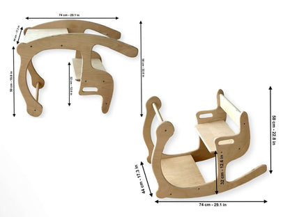 Rocking Chair and Table Set