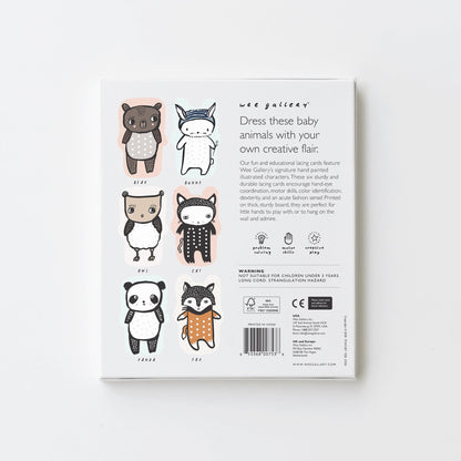 Lacing Cards - Baby Animals - The Nurturing Nook