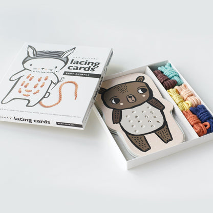Lacing Cards - Baby Animals - The Nurturing Nook