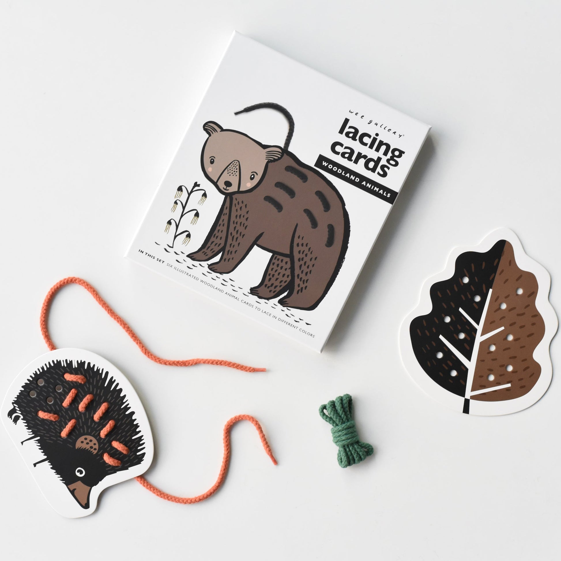 Lacing Cards - Woodland Animals - The Nurturing Nook
