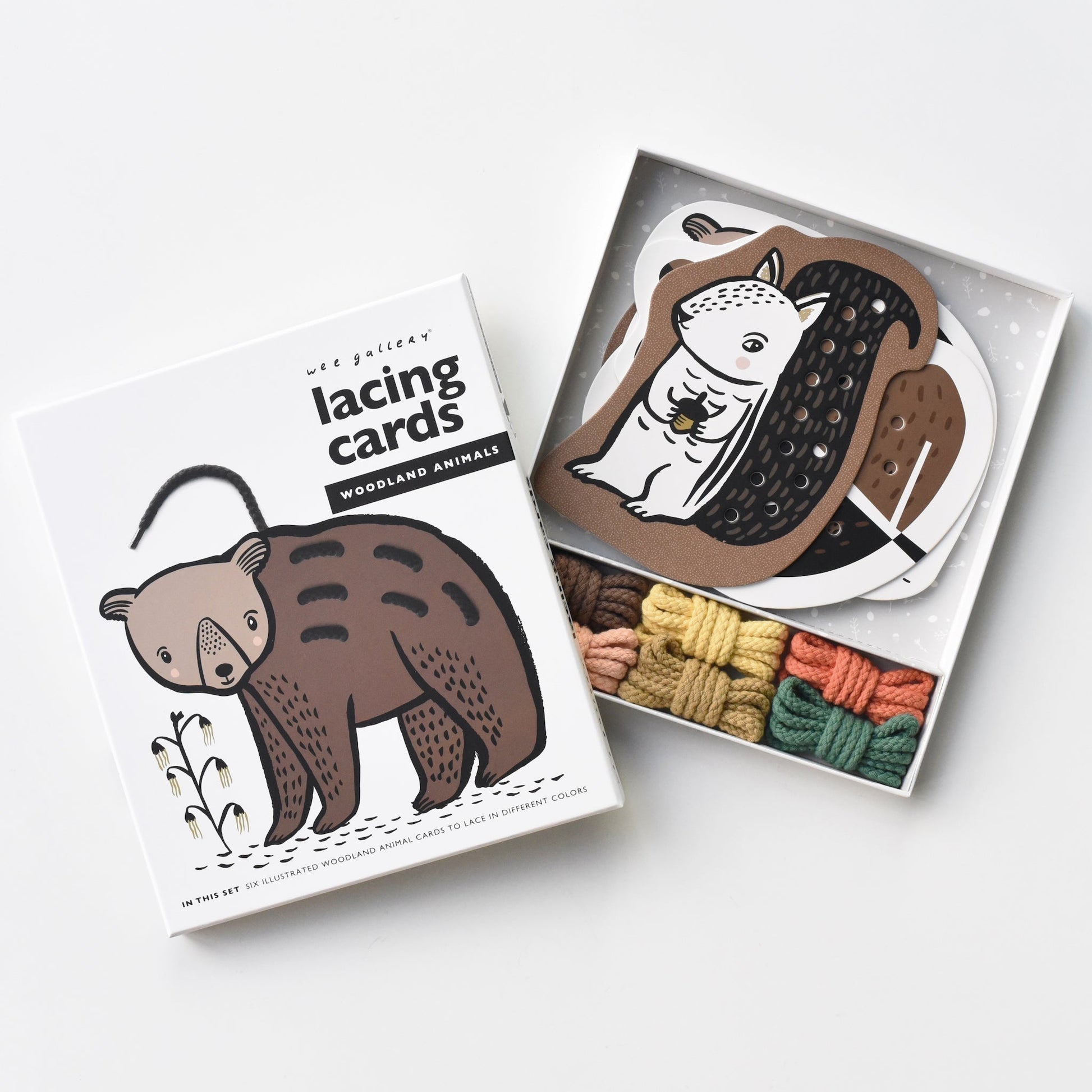 Lacing Cards - Woodland Animals - The Nurturing Nook