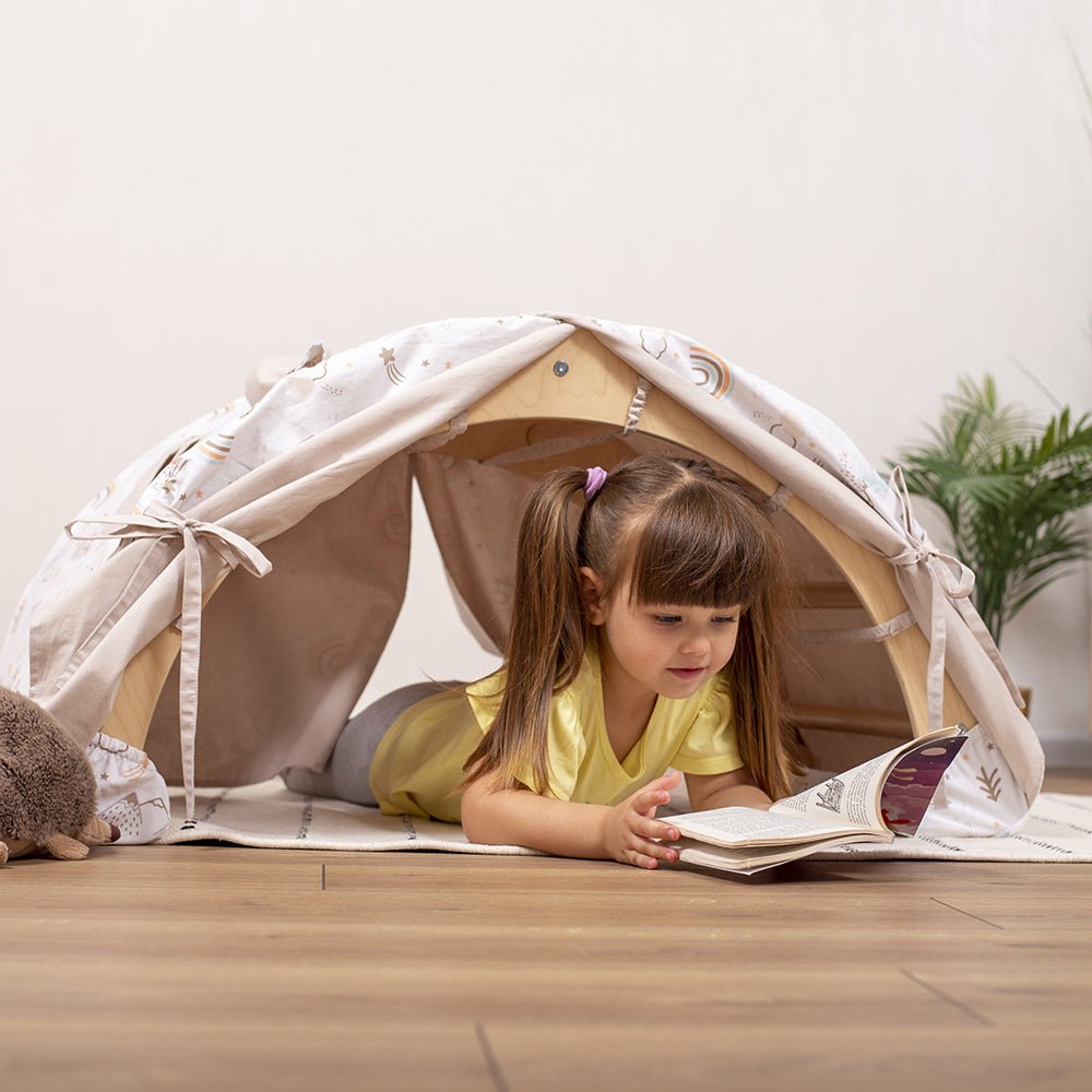 Large climbing arch – with pillow or tent - The Nurturing Nook