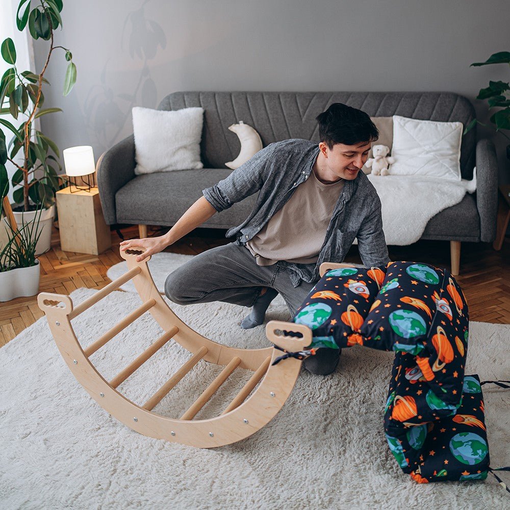 Large climbing arch – with pillow or tent - The Nurturing Nook