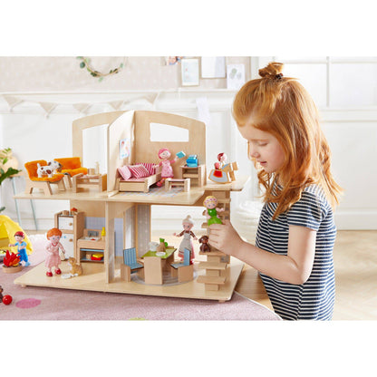 Little Friends Dollhouse Town Villa with Furniture - The Nurturing Nook