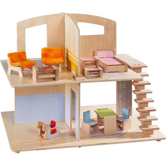 Little Friends Dollhouse Town Villa with Furniture - The Nurturing Nook