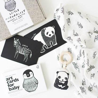 Little naturalist gift set – zebra + panda - The Nurturing Nook