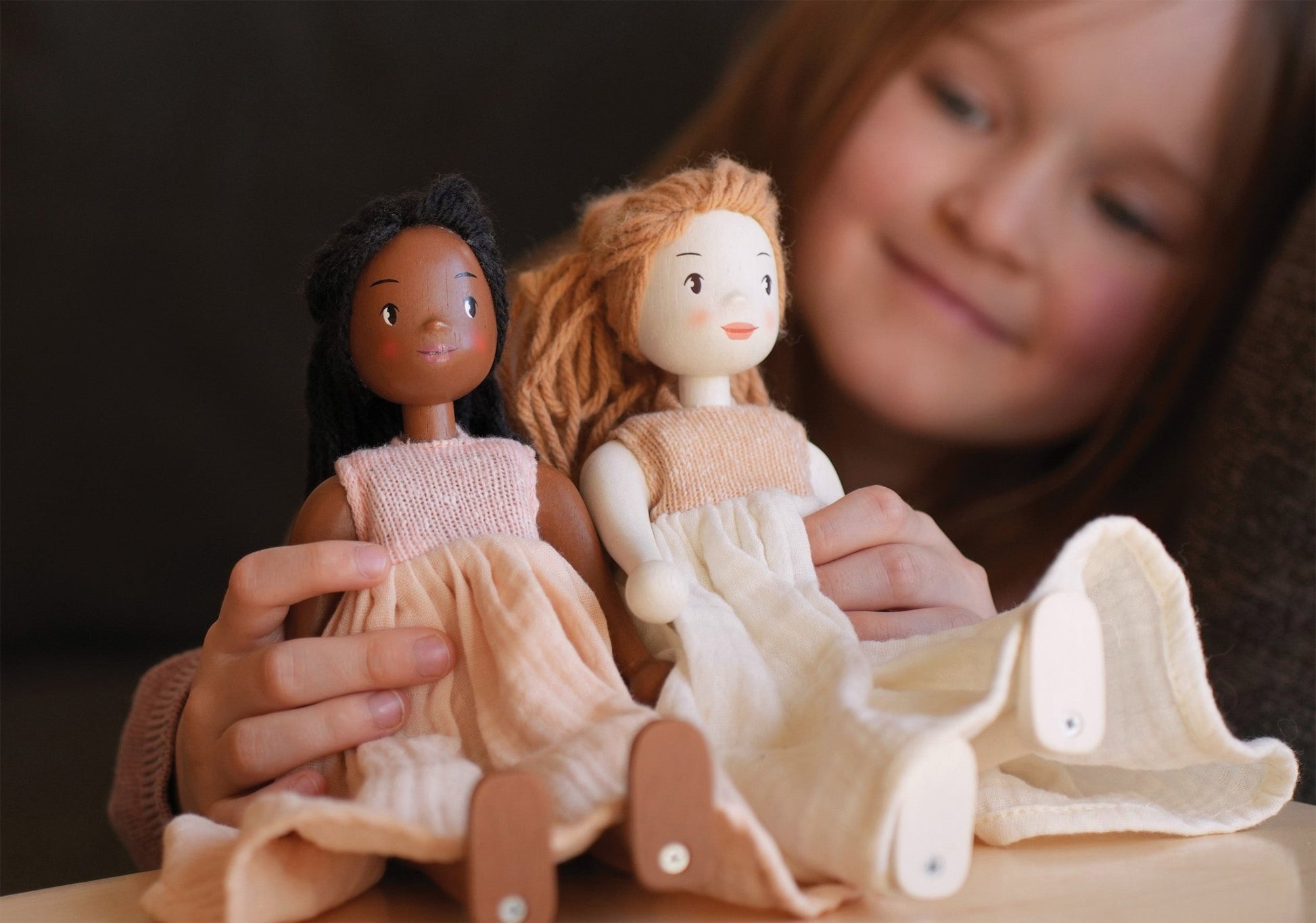 Lola Wooden Doll - The Nurturing Nook