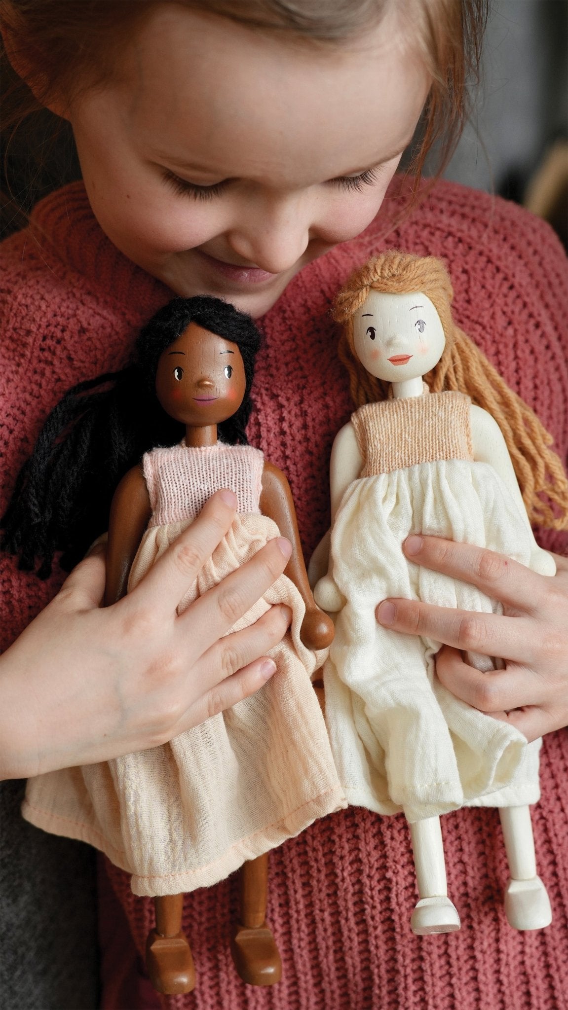 Lola Wooden Doll - The Nurturing Nook