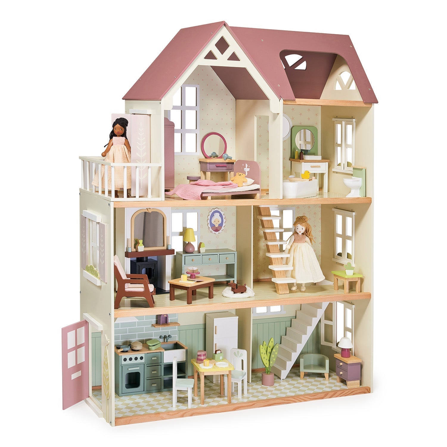Lola Wooden Doll - The Nurturing Nook