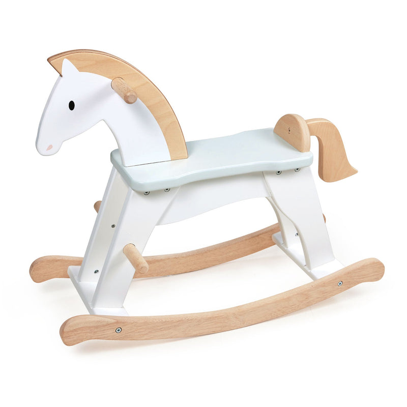 Tender Leaf classic wooden rocking horse for toddlers