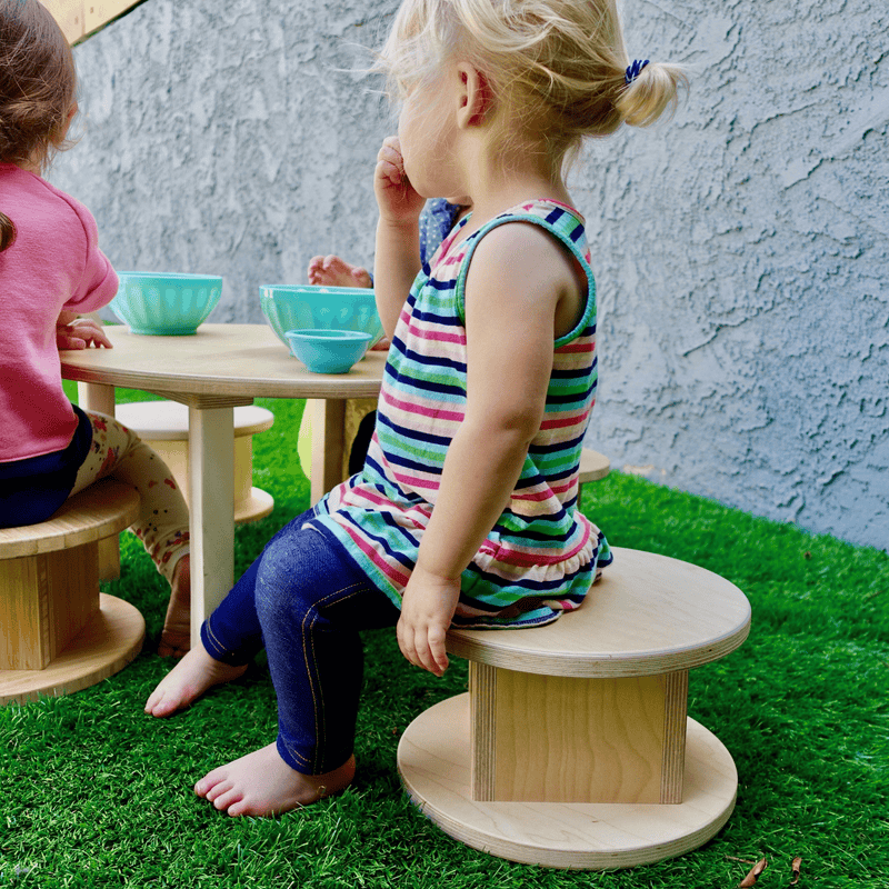 RAD Magda stool wooden toddler step stool for Montessori play