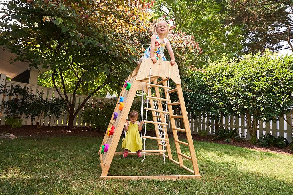 Magnolia 7 - in - 1 wooden playset - indoor & outdoor - The Nurturing Nook