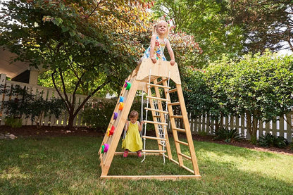 Magnolia 7 - in - 1 wooden playset - indoor & outdoor - The Nurturing Nook