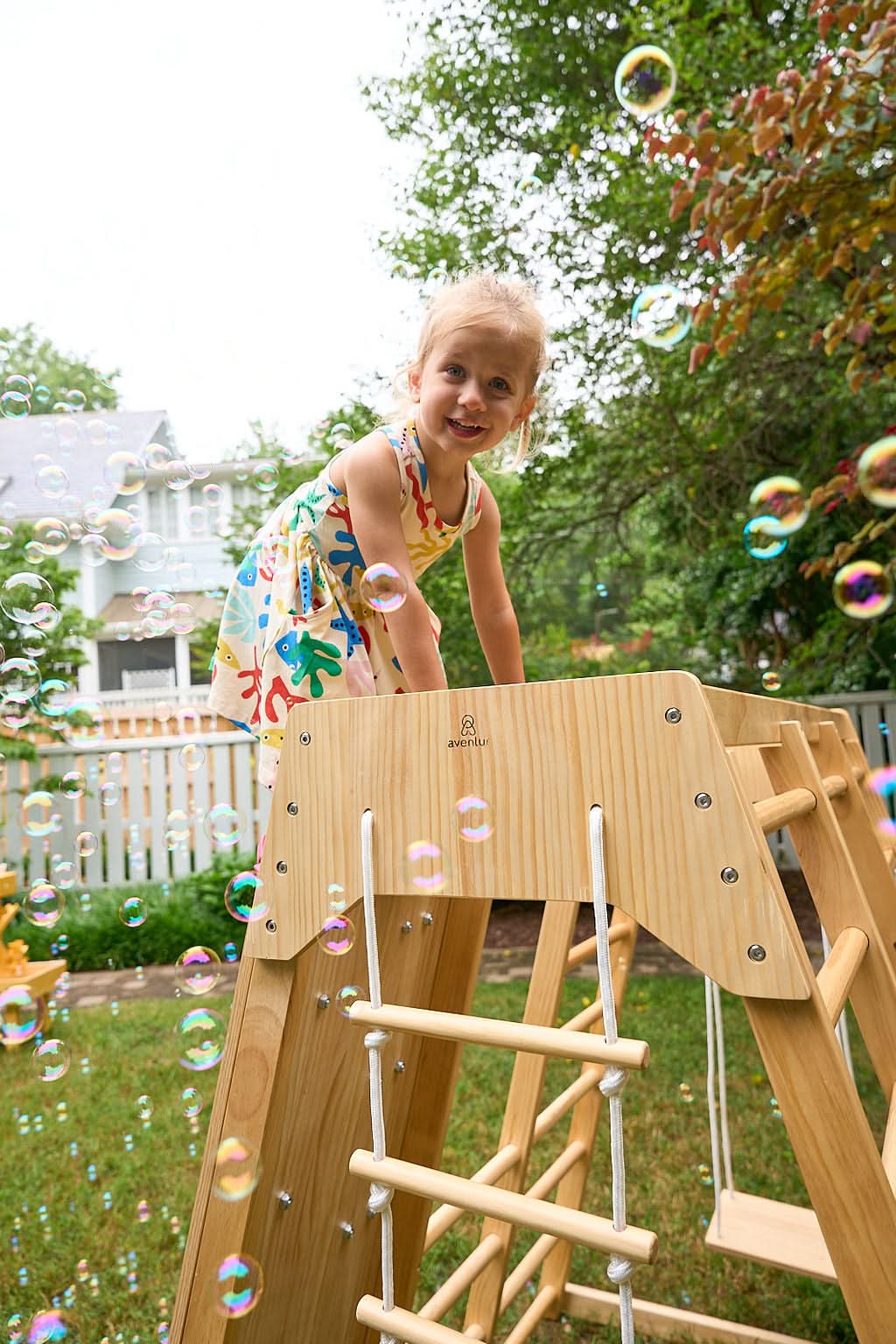 Magnolia 7 - in - 1 wooden playset - indoor & outdoor - The Nurturing Nook
