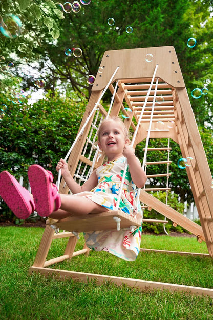 Magnolia 7 - in - 1 wooden playset - indoor & outdoor - The Nurturing Nook