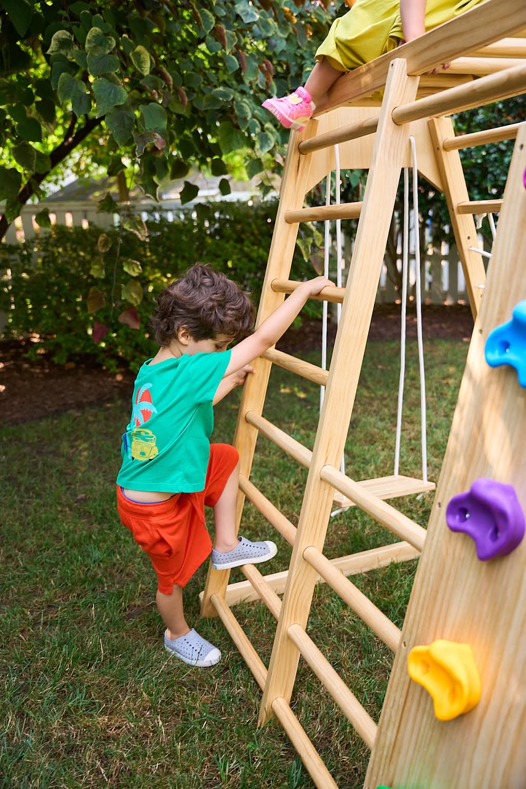 Magnolia 7 - in - 1 wooden playset - indoor & outdoor - The Nurturing Nook