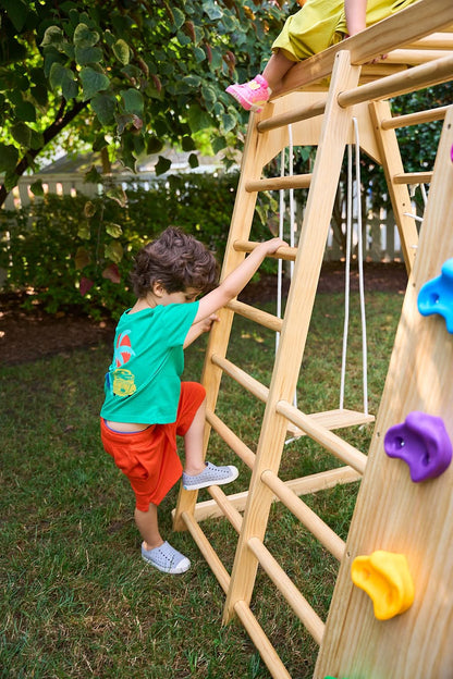 Magnolia 7 - in - 1 wooden playset - indoor & outdoor - The Nurturing Nook