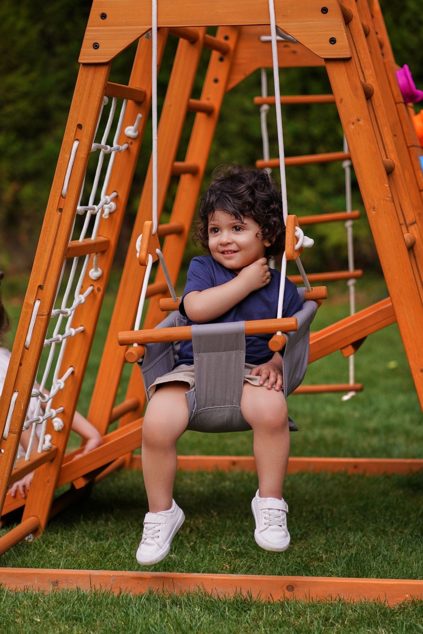 Magnolia 7 - in - 1 wooden playset - indoor & outdoor - The Nurturing Nook