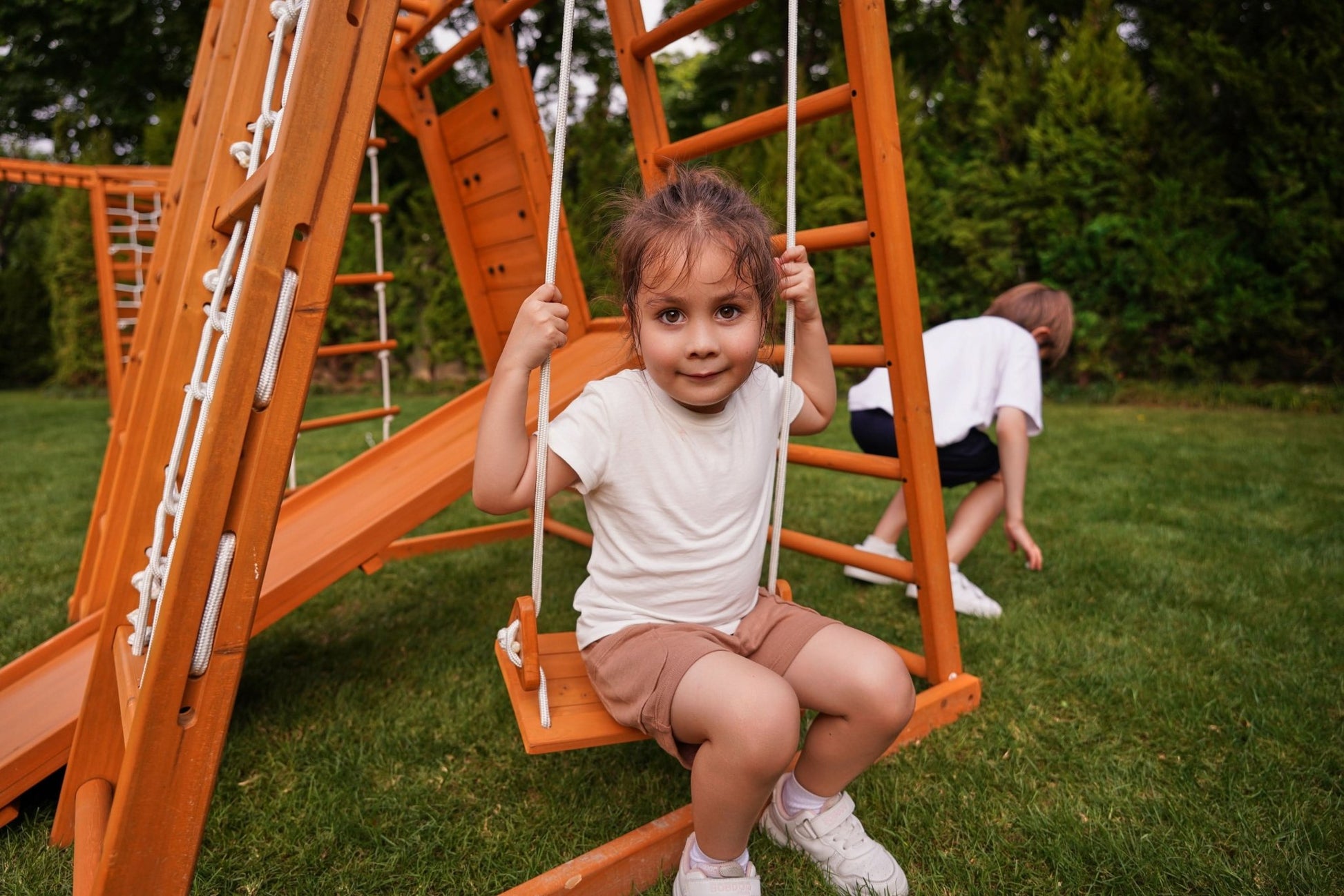 Magnolia 7 - in - 1 wooden playset - indoor & outdoor - The Nurturing Nook
