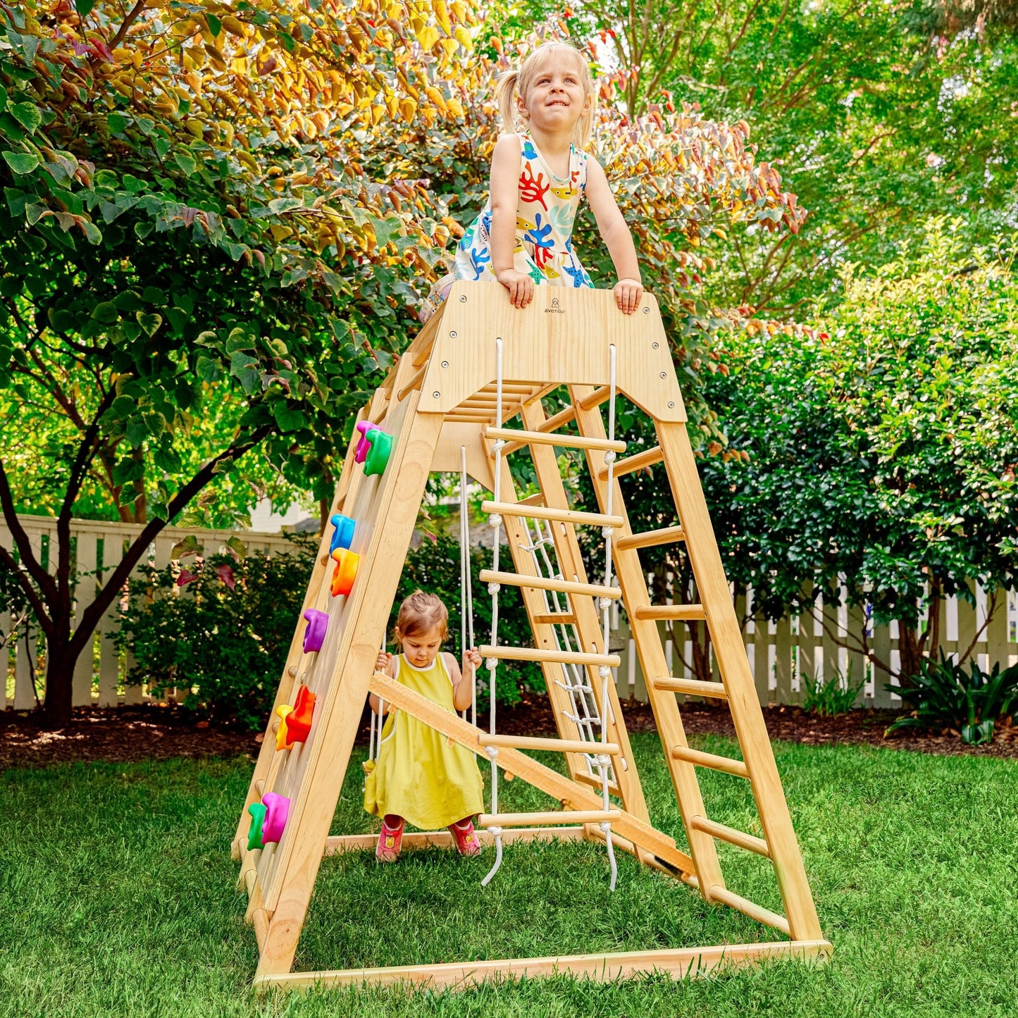 Magnolia 7 - in - 1 wooden playset - indoor & outdoor - The Nurturing Nook