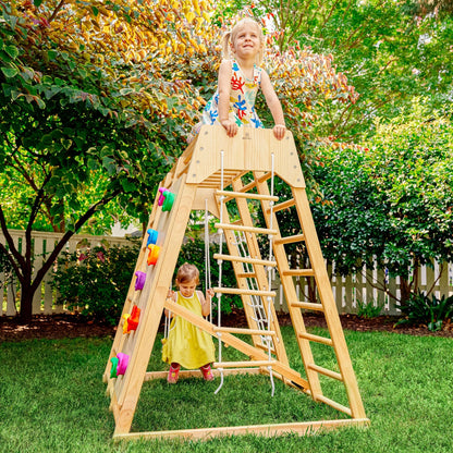 Magnolia 7 - in - 1 wooden playset - indoor & outdoor - The Nurturing Nook