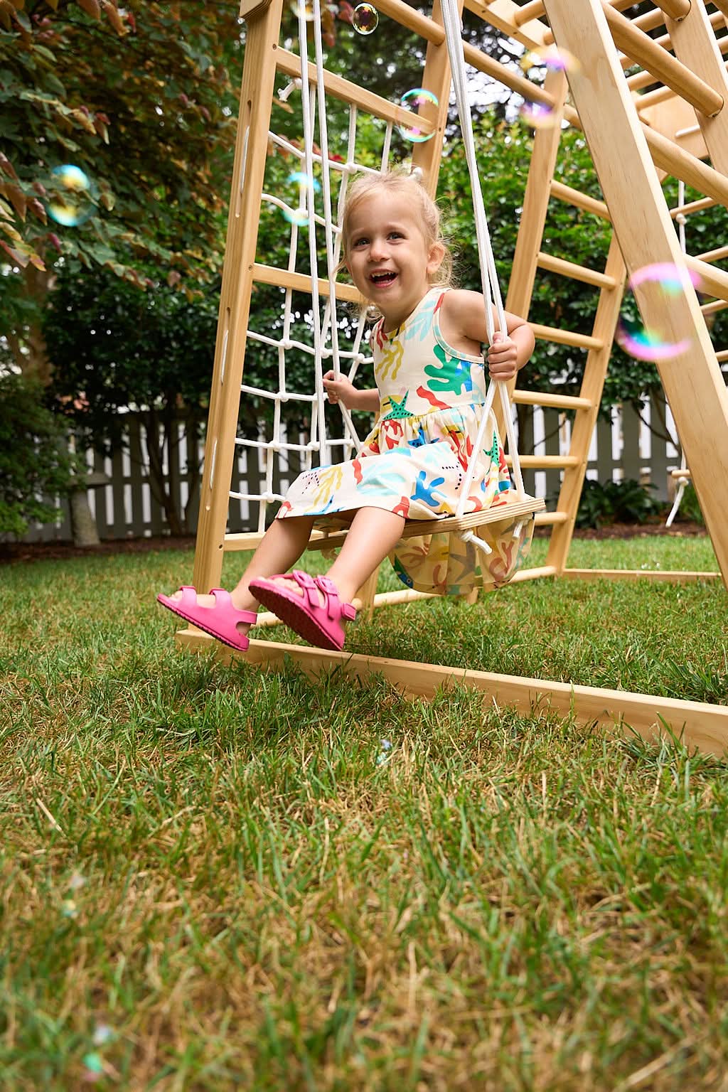 Magnolia 7 - in - 1 wooden playset - indoor & outdoor - The Nurturing Nook