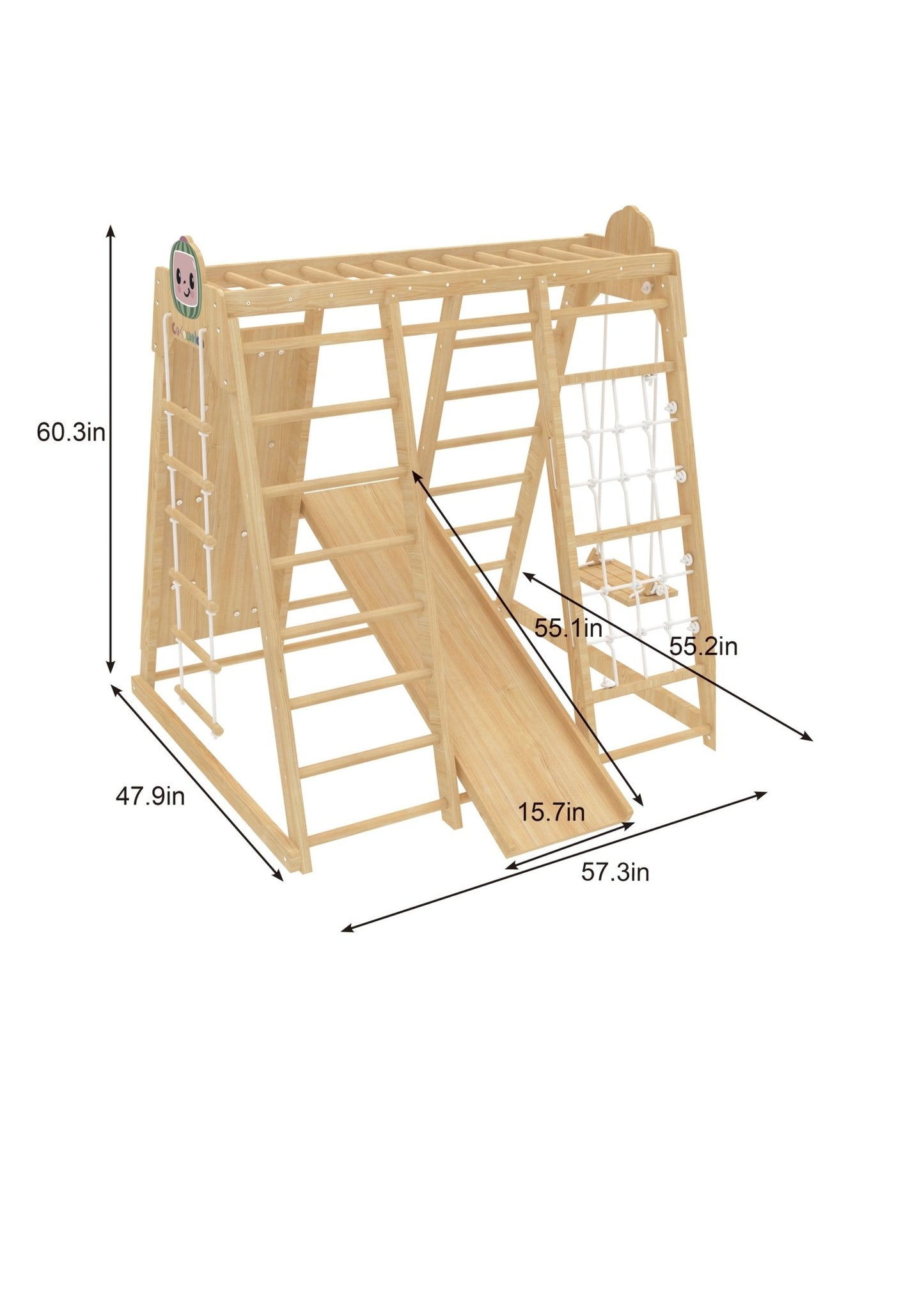 Magnolia Cocomelon - Real Wood 7 - in - 1 Playset - The Nurturing Nook