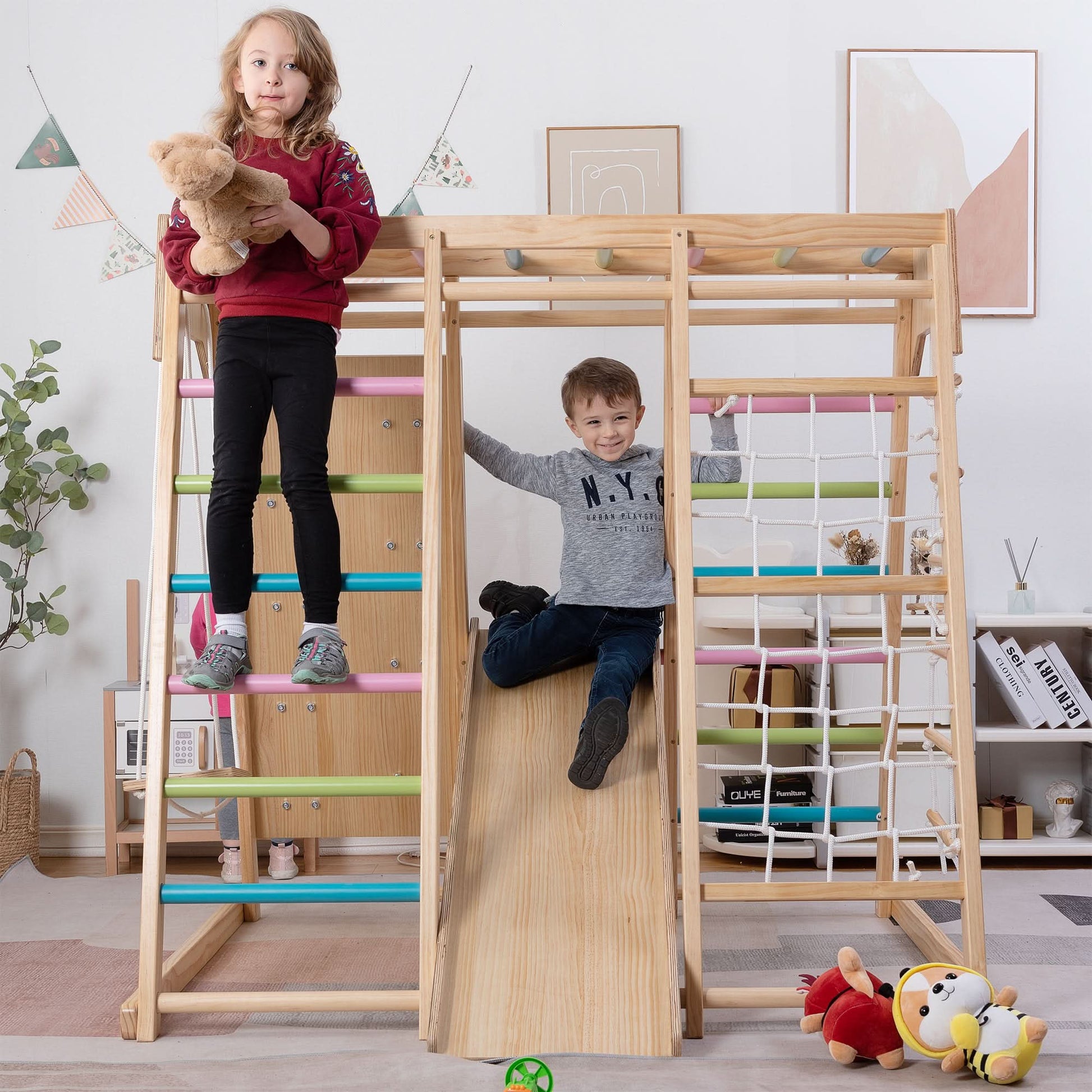 Magnolia - Real Wood 7 - in - 1 Playset - The Nurturing Nook