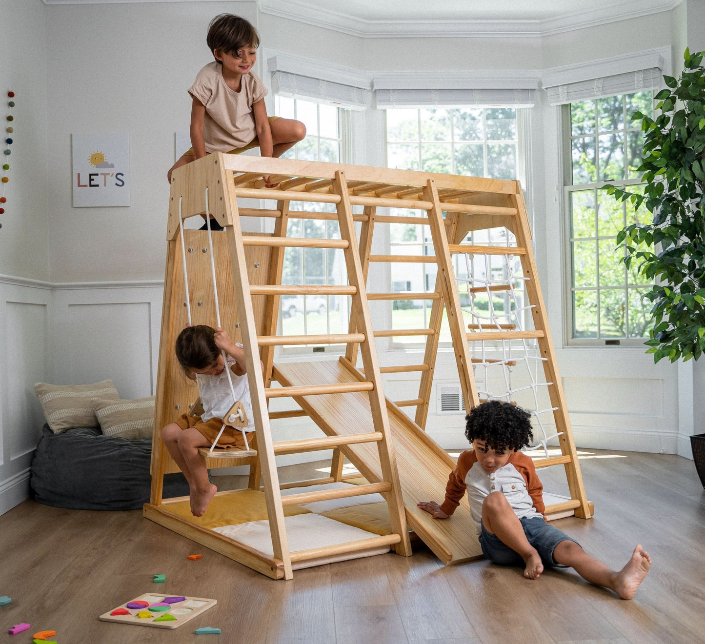 Magnolia - Real Wood 7 - in - 1 Playset - The Nurturing Nook