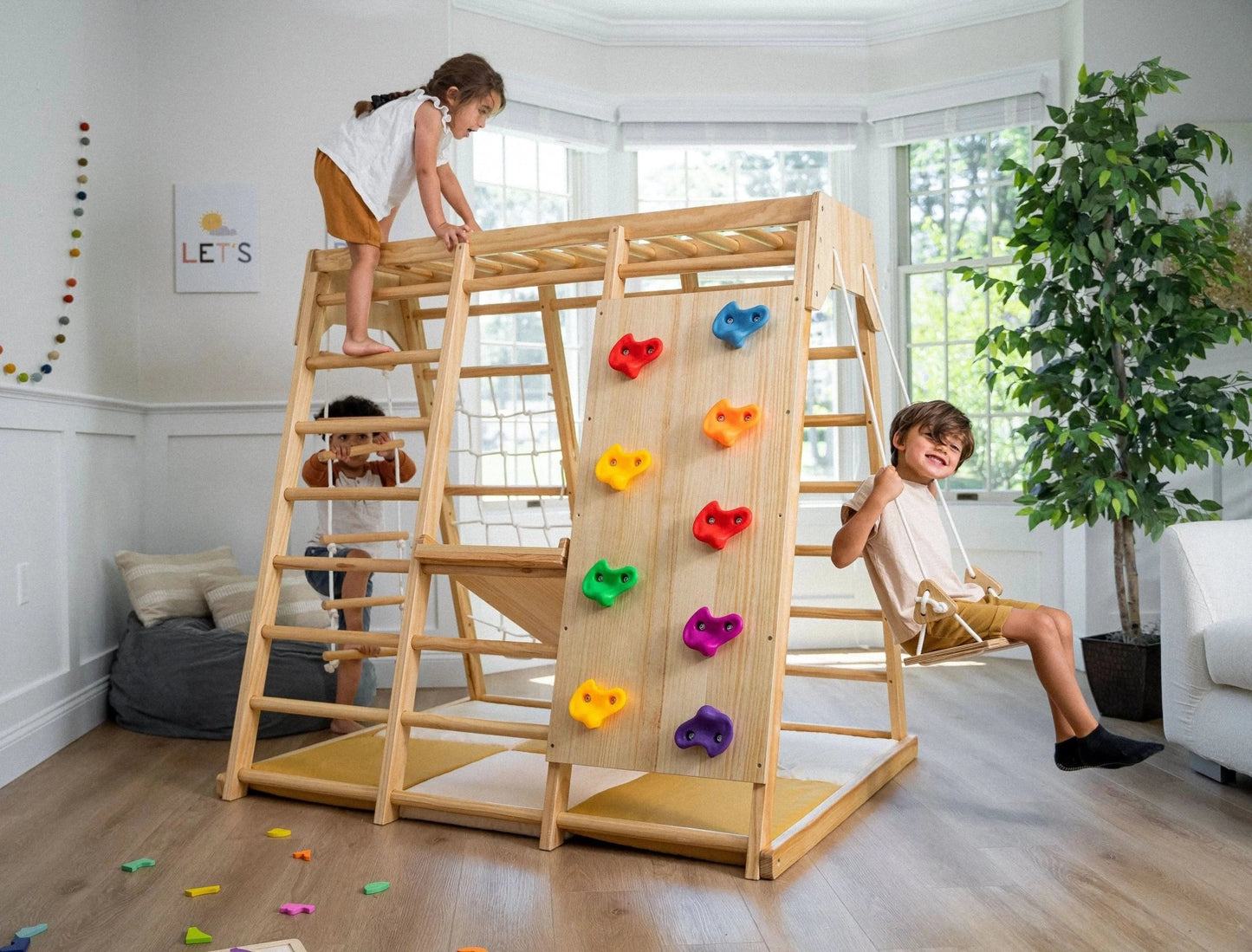 Magnolia - Real Wood 7 - in - 1 Playset - The Nurturing Nook
