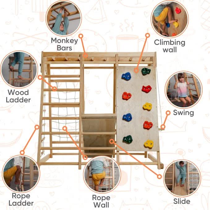 Magnolia - Real Wood 7 - in - 1 Playset - The Nurturing Nook