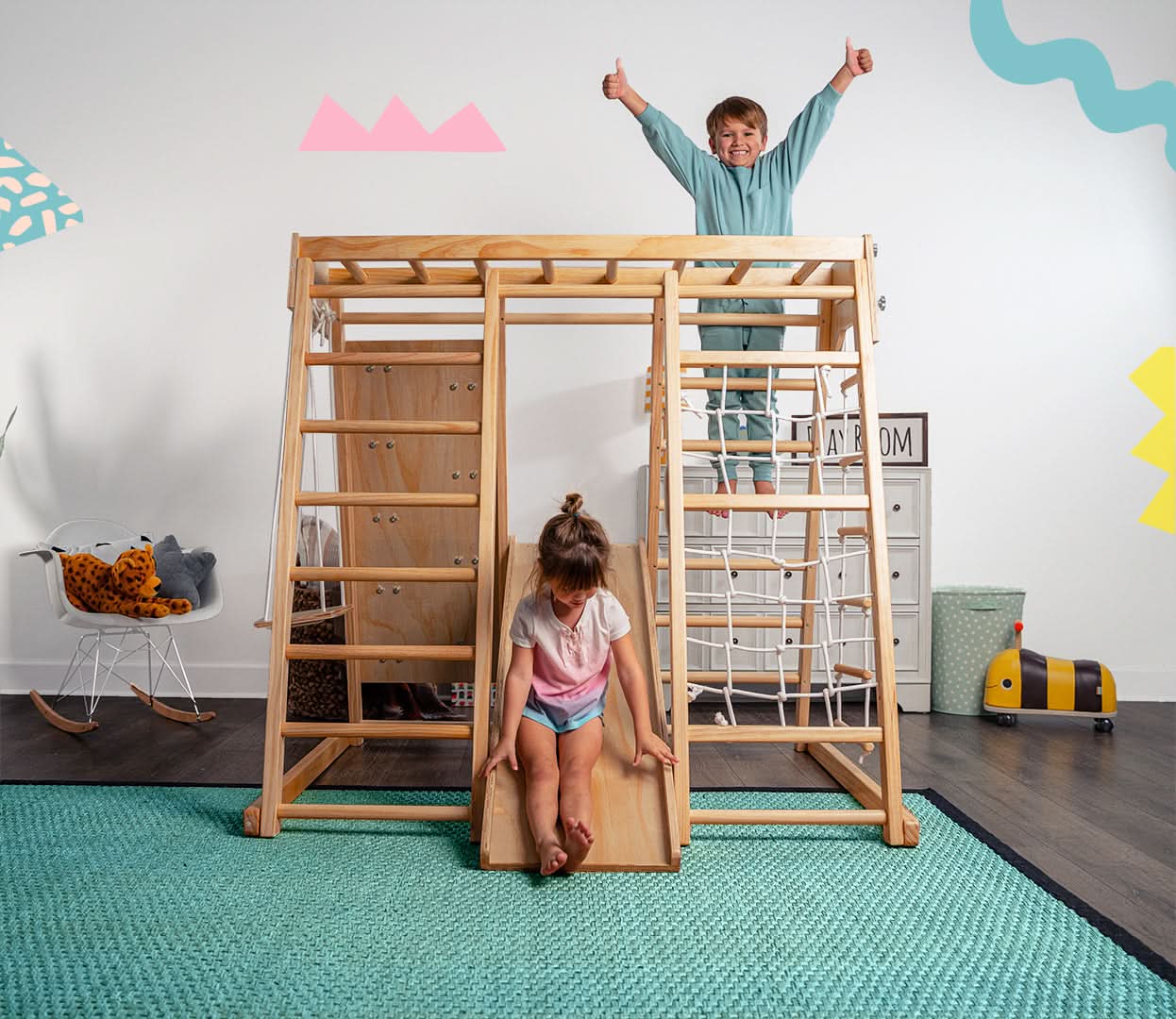 Magnolia - Real Wood 7 - in - 1 Playset - The Nurturing Nook