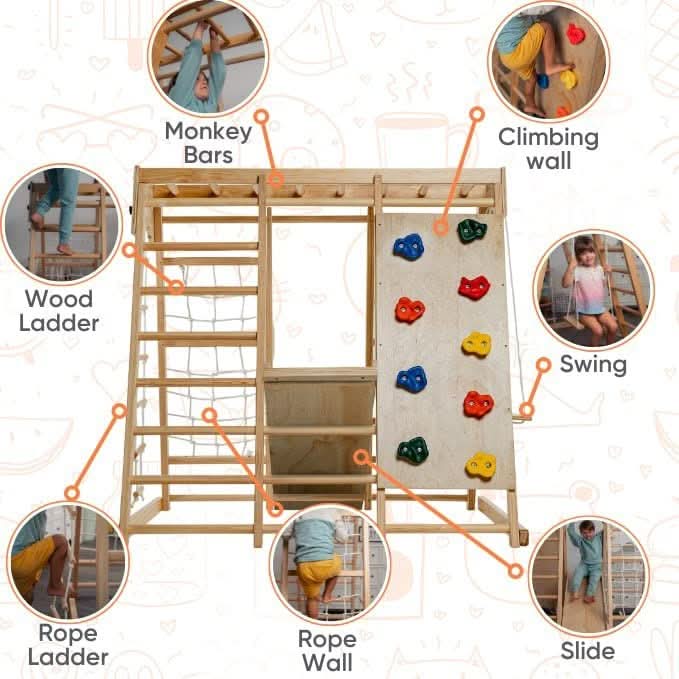 Magnolia - Real Wood 7 - in - 1 Playset - The Nurturing Nook