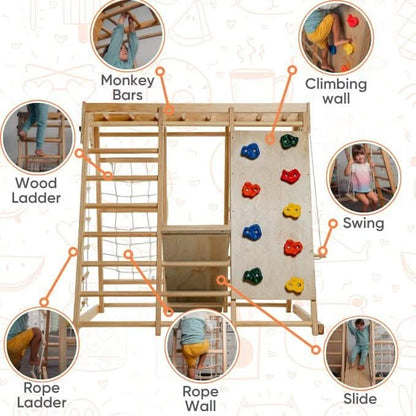 Magnolia - Real Wood 7 - in - 1 Playset - The Nurturing Nook