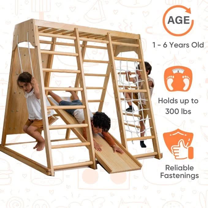 Magnolia - Real Wood 7 - in - 1 Playset - The Nurturing Nook