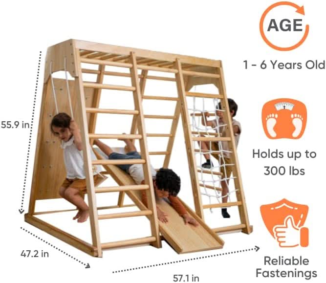 Magnolia - Real Wood 7 - in - 1 Playset - The Nurturing Nook