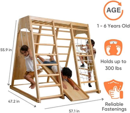 Magnolia - Real Wood 7 - in - 1 Playset - The Nurturing Nook