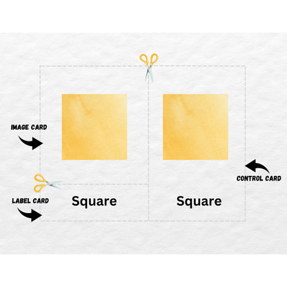 Montessori 3 Part Cards Geometric Shapes | Pre - Reading Printable Cards - The Nurturing Nook