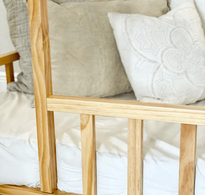 Montessori House Bed with Rails - The Nurturing Nook