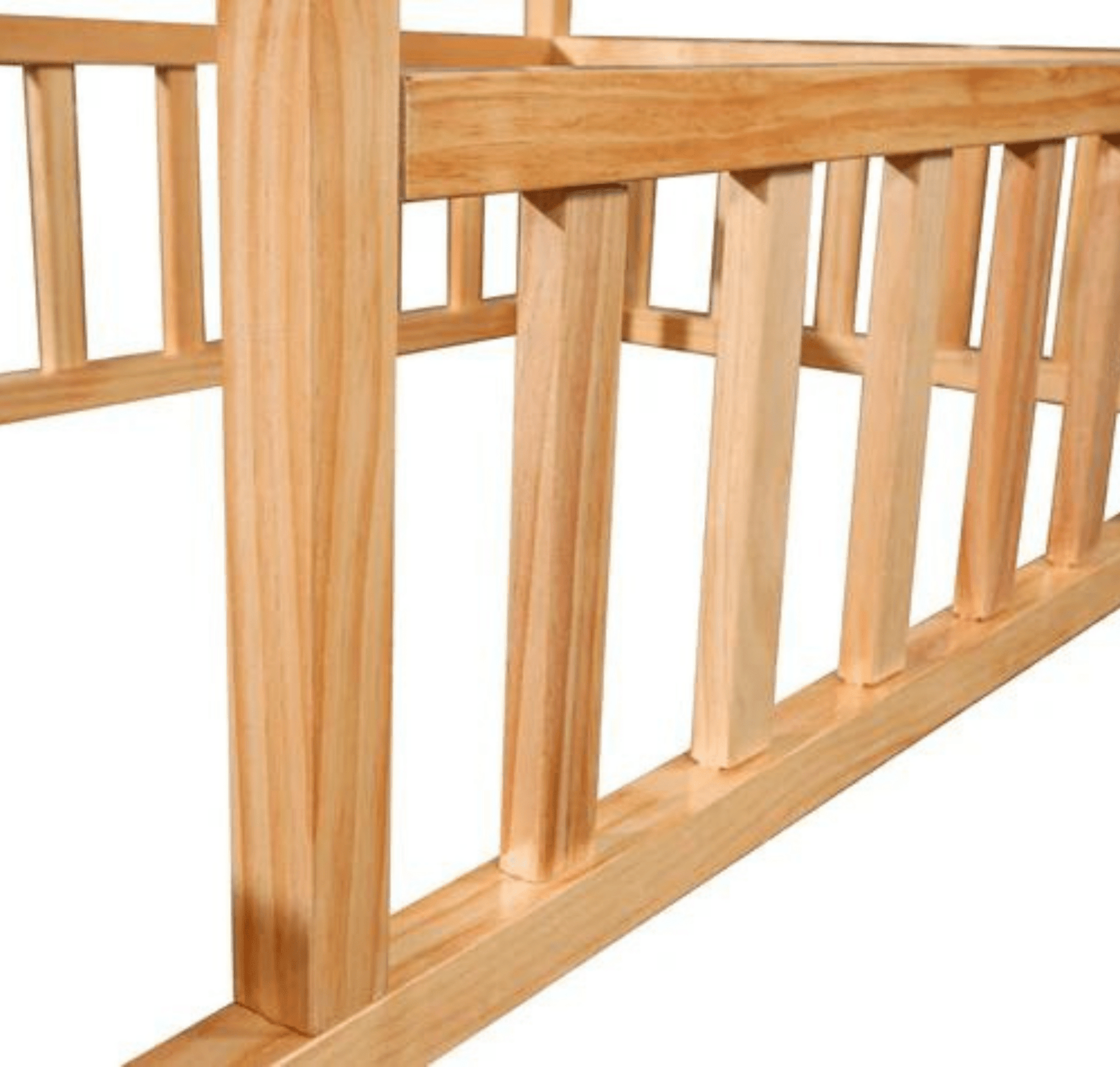 Montessori House Bed with Rails - The Nurturing Nook